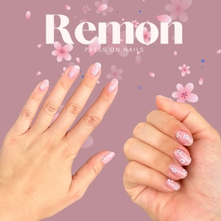 Press on nehty FLOWER