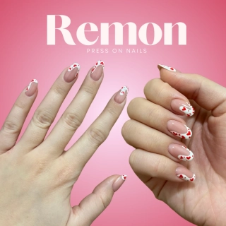 Press on nehty LOVE SPRINKLE