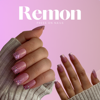 Press on  nehty GLITTER OMBRE 