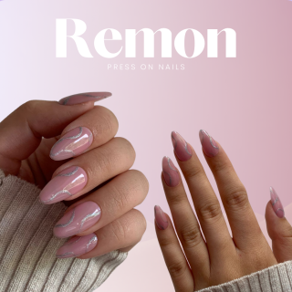 Press on  nehty STRIPES 