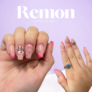 Press on  nehty EVIL EYE 